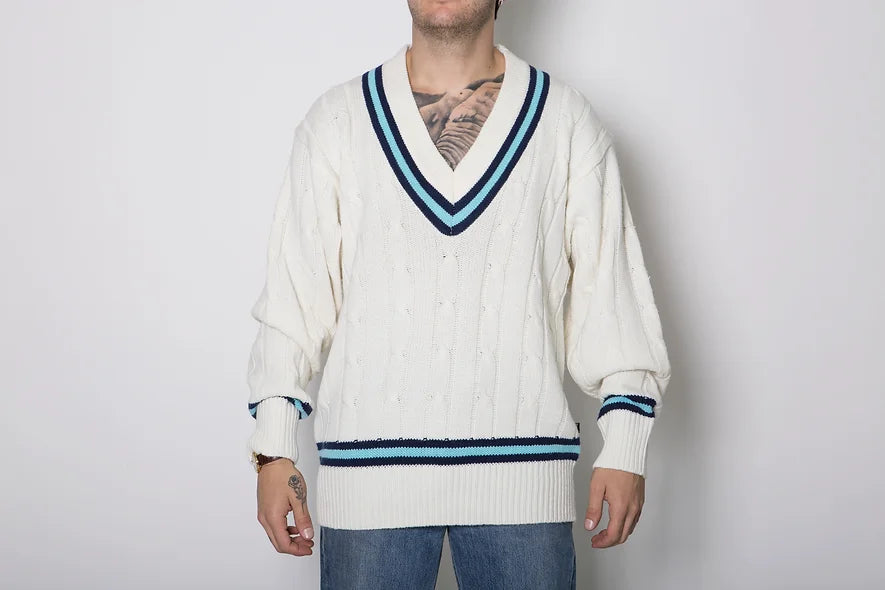 V neck jumpers