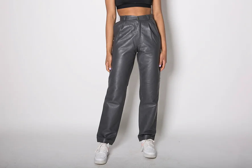 Leather trousers