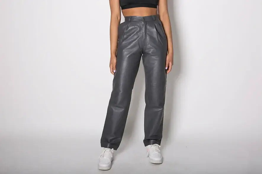 Leather trousers - Lux Vintage Wholesale - Italian Vintage clothing