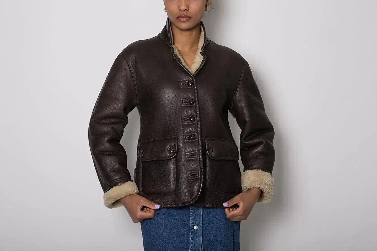Shearling jackets - Lux Vintage Wholesale - Italian Vintage clothing