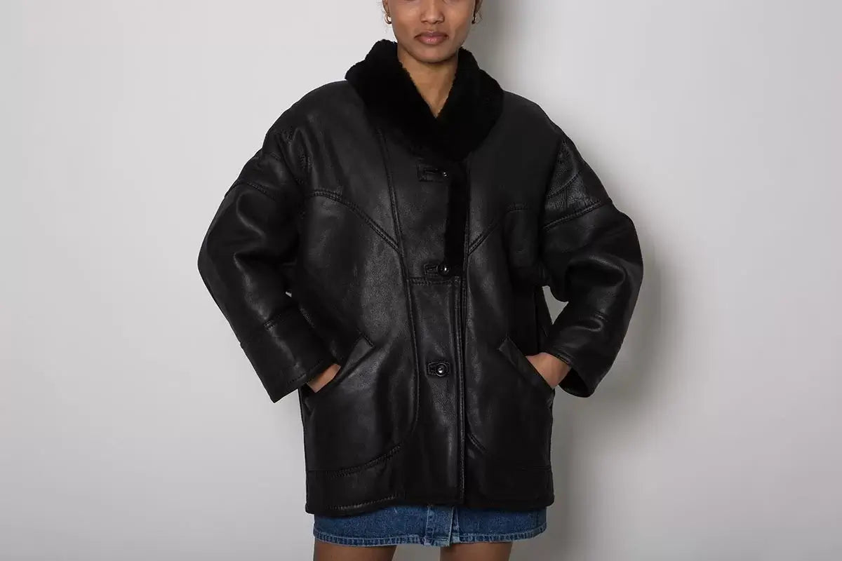 Shearling jackets - Lux Vintage Wholesale - Italian Vintage clothing