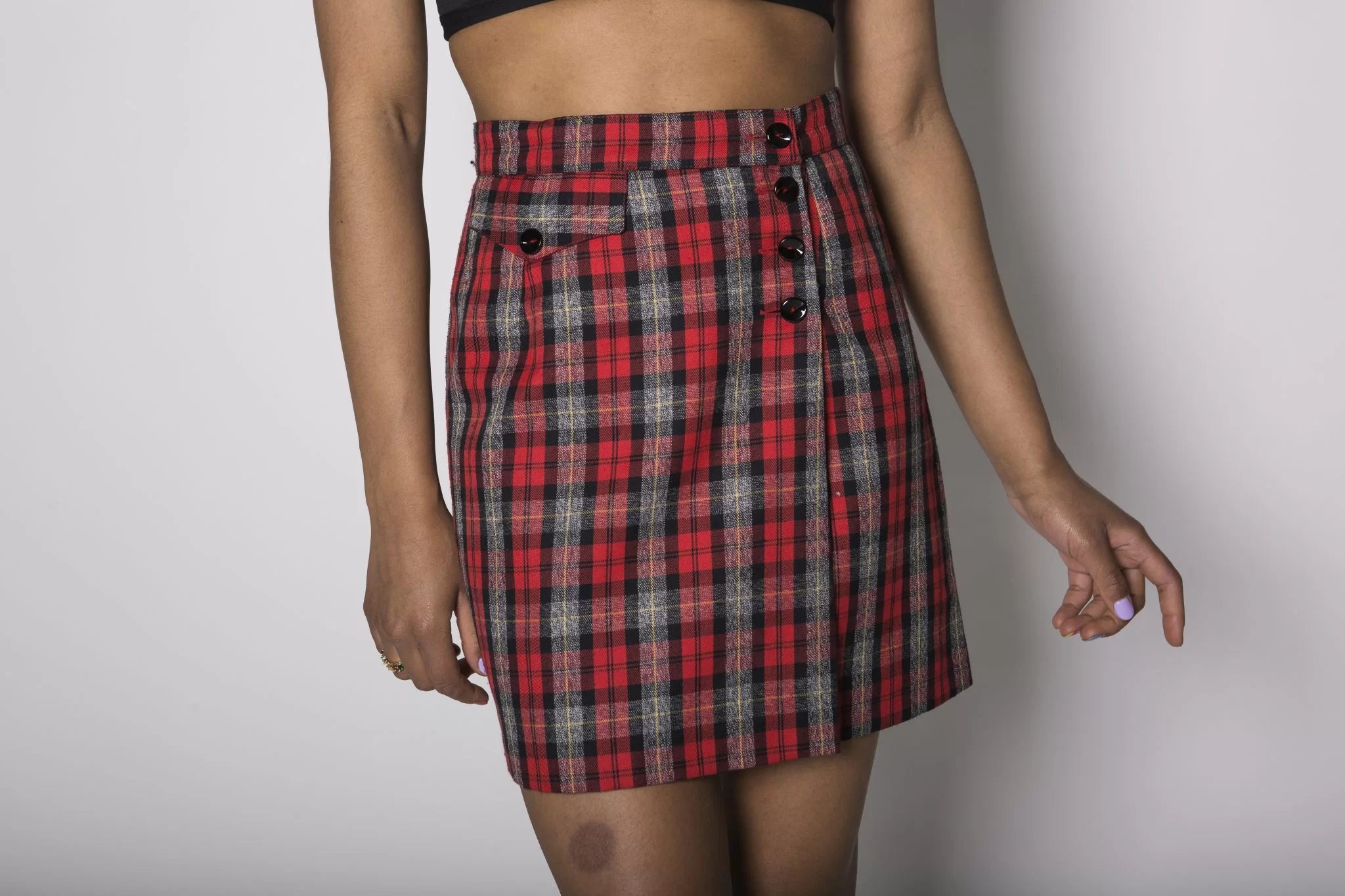 Winter mini skirts