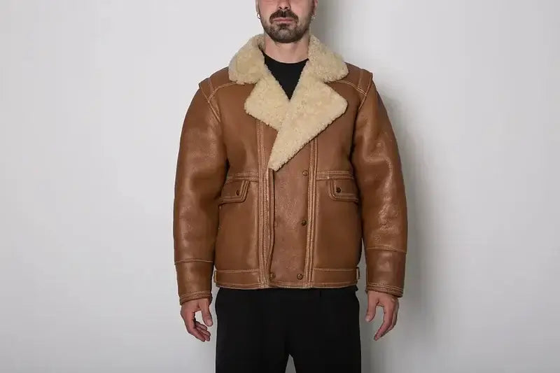 Kilo Man Shearling Jackets - Lux Vintage Wholesale - Italian Vintage clothing